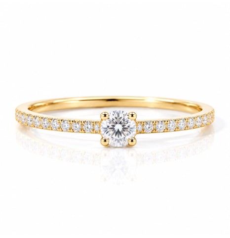 Anillo compromiso Cintillo...