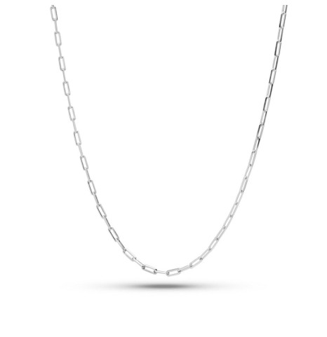 Cadena Forcet 100 de eslabones intermedios en Plata 925.