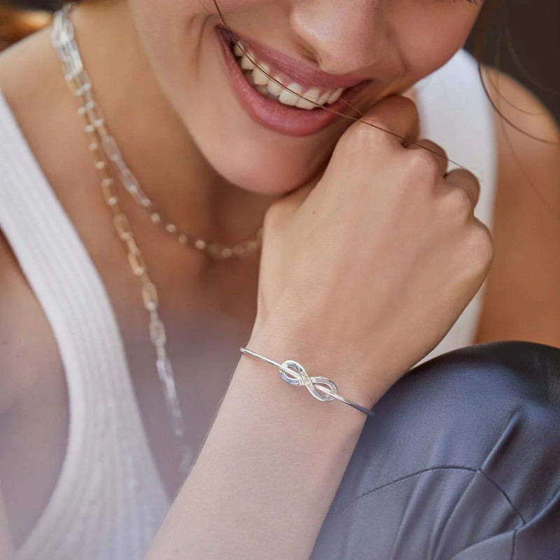 Pulsera Infinito Plata de ley