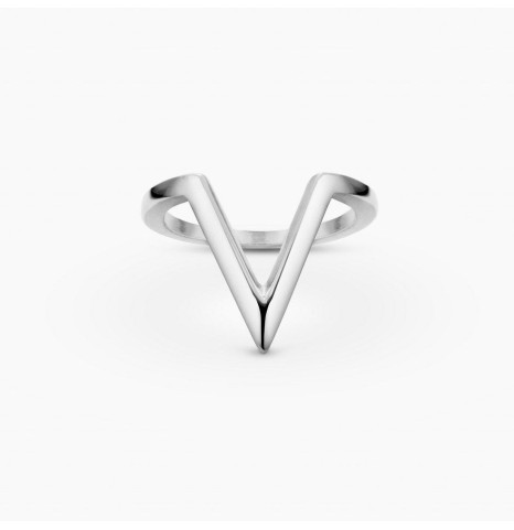 Anillo V Plata de ley