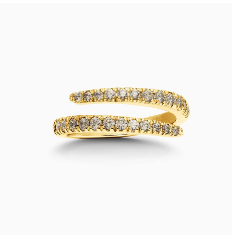 Anillo Cross Circonitas...