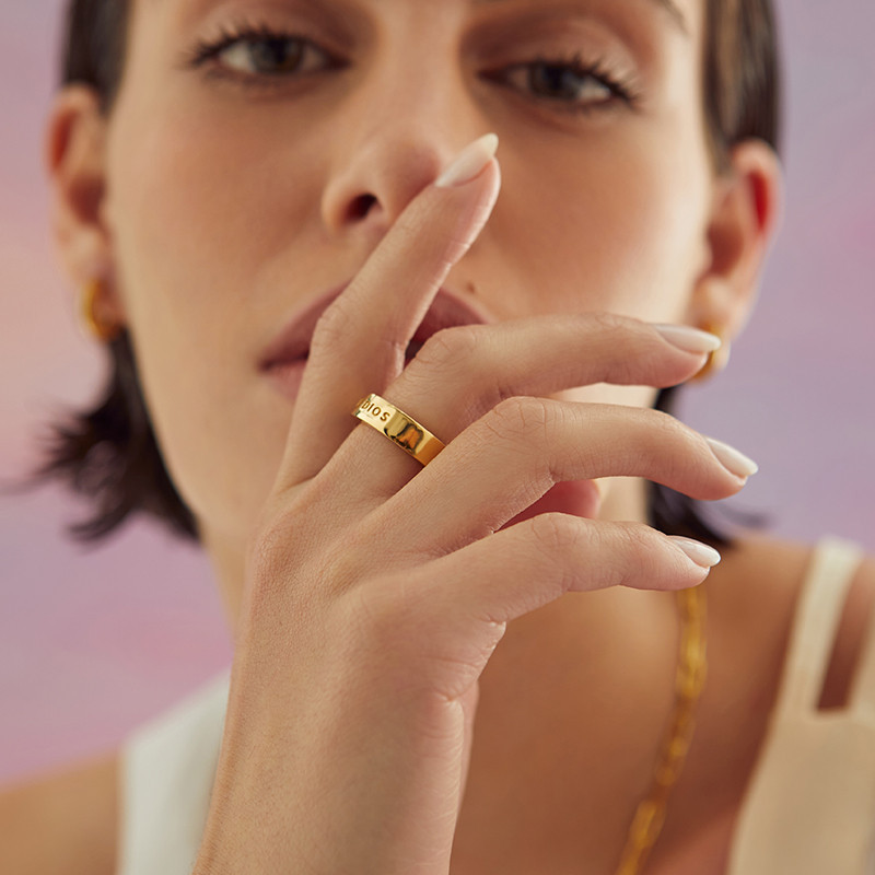 Anillo Heiti Plata de ley