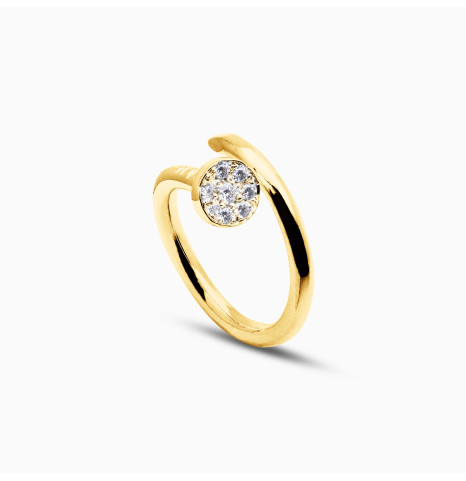 Anillo Clavo Circonitas...