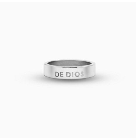 Anillo Cinta De Dios fino...