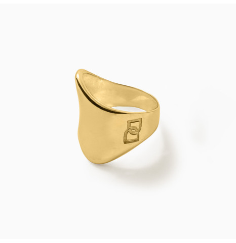 Anillo Ondulado Plata de ley