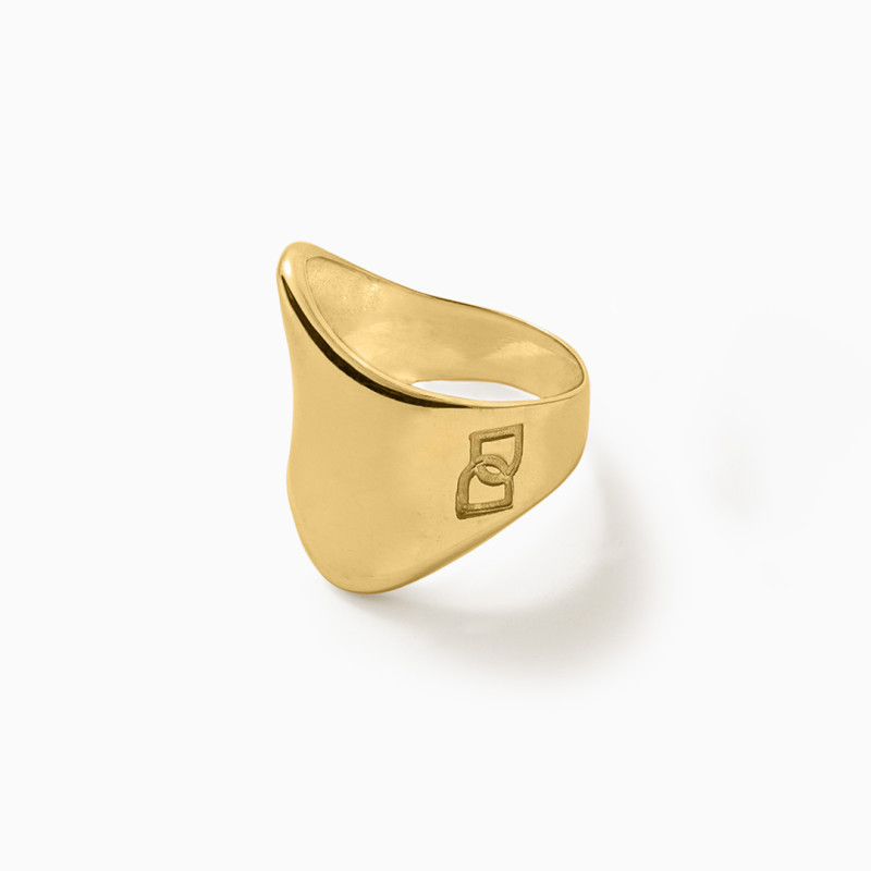Anillo Ondulado Plata de ley