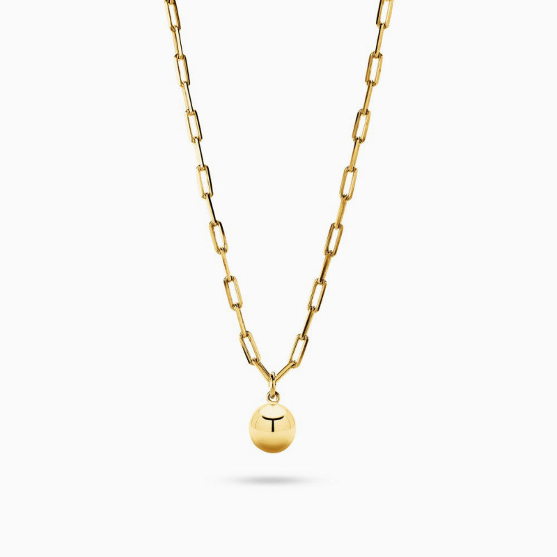 Collar con Bola Plata de ley