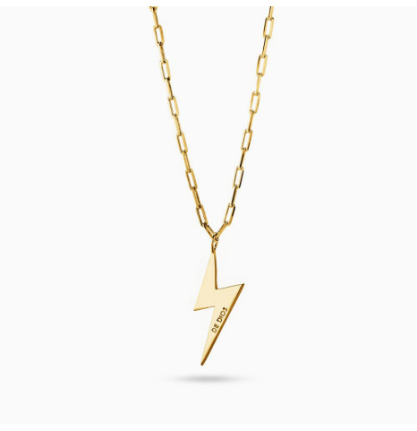 Cadena con Rayo Plata de ley