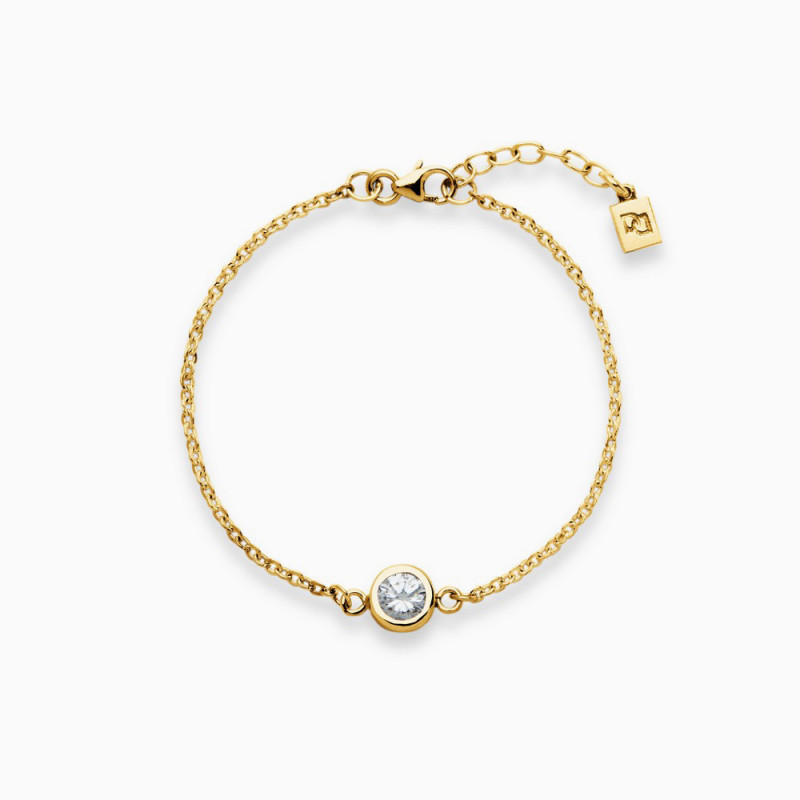 Pulsera Shine con Circón plata de ley
