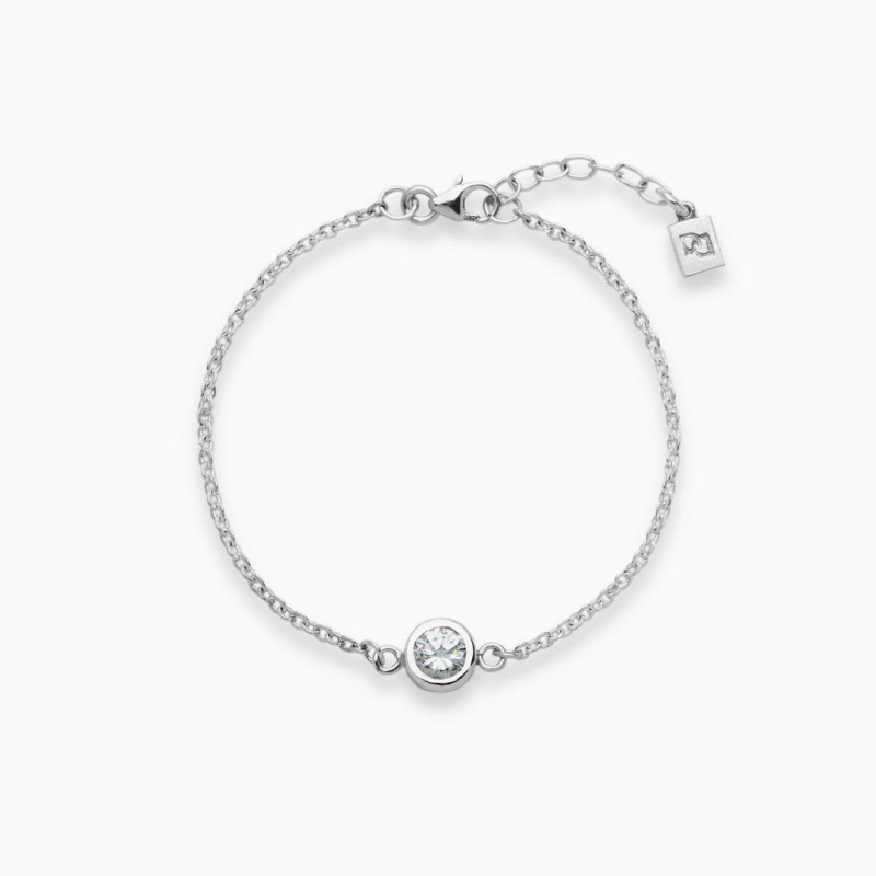 Pulsera Shine con Circón plata de ley