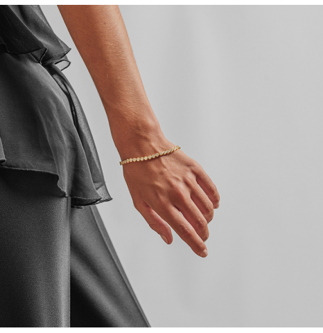 Pulsera Tennis Plata de ley