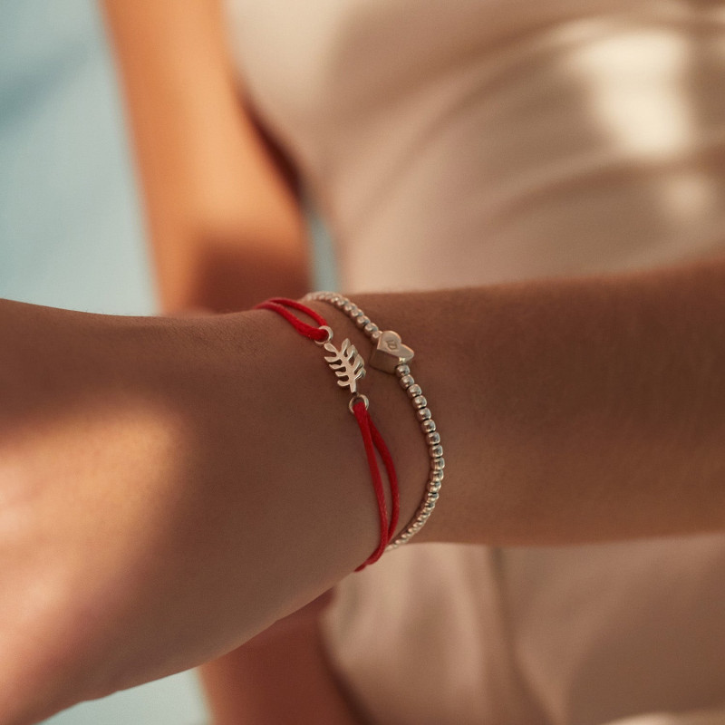 Pulsera Hilo Olympus Plata de ley