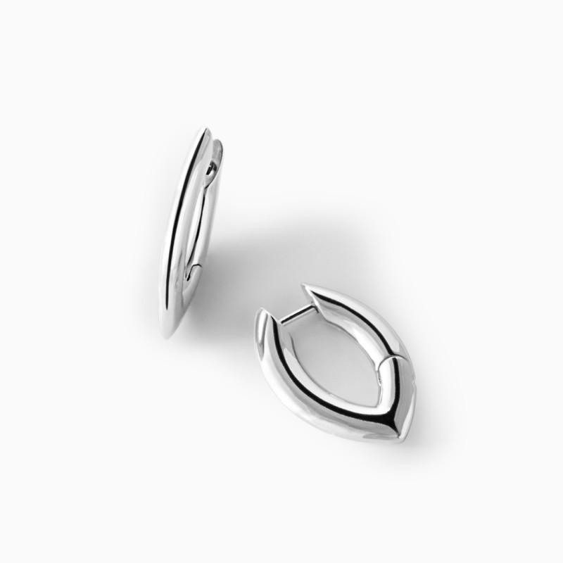 Pendientes Triangulares finas Plata de ley