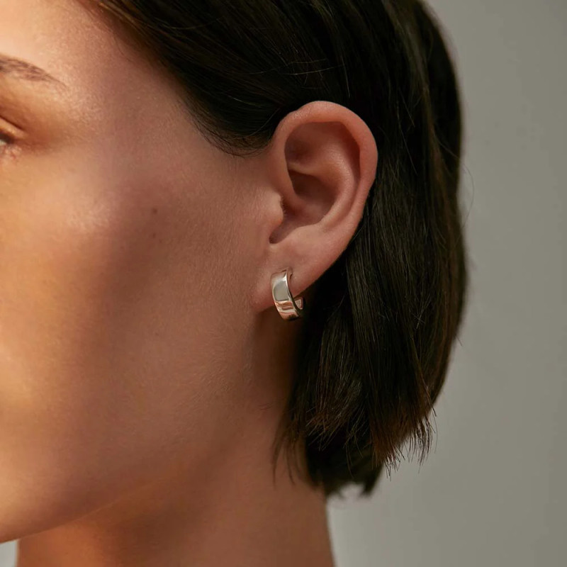 Pendientes de aro Heity Plata de ley