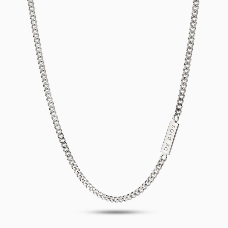Cadena Grumet 100 Plata de ley Hombre