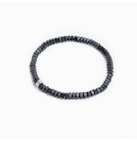 Pulsera Hematite DD Plata...