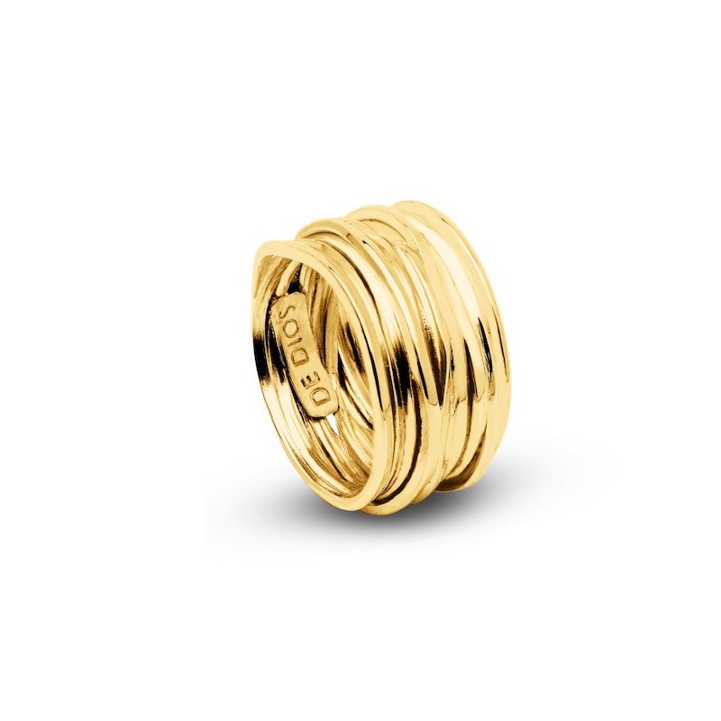 Anillo Hilo de la Vida Roma Plata de ley