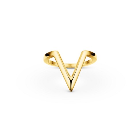 Anillo V Plata de ley