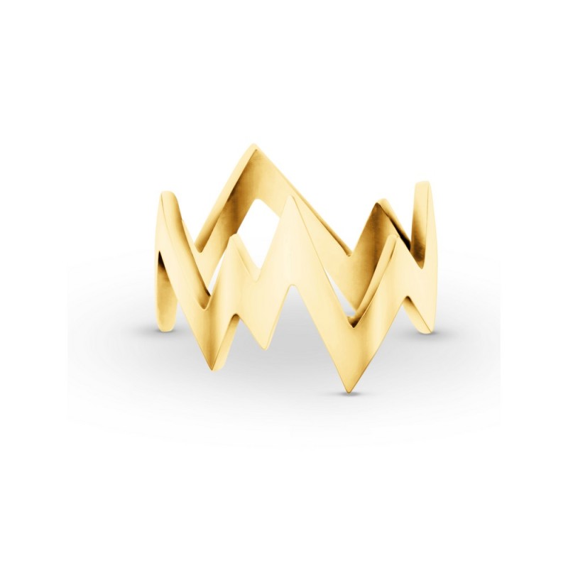 Anillo ZigZag Plata de ley