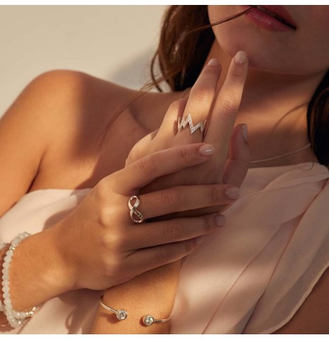 Anillo Infinito Plata de ley