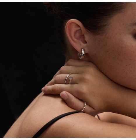 Anillo clavo Plata de ley