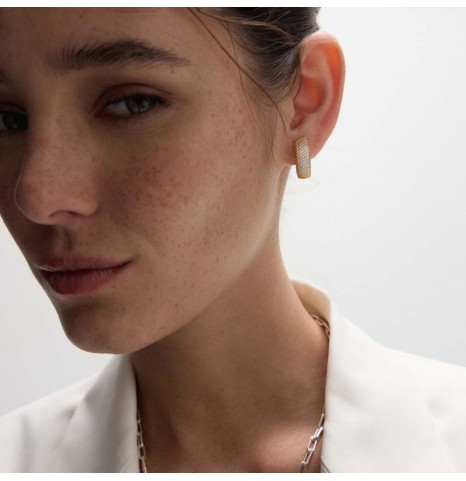 Pendientes de aros Oval con...