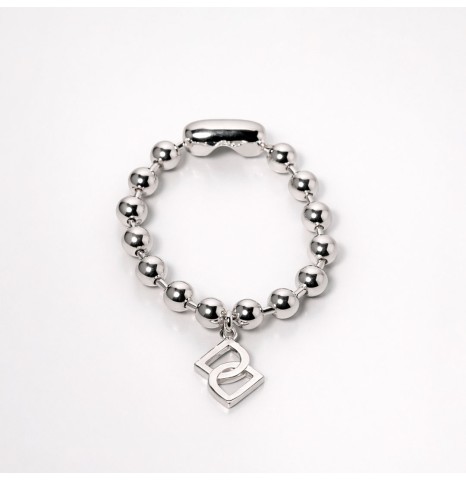 Pulsera Bola 8 mm con baño...