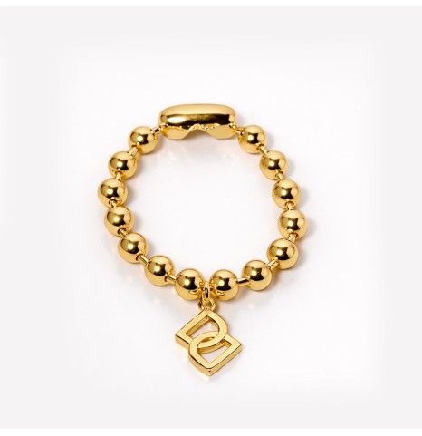 Pulsera Bola 8 mm con baño...