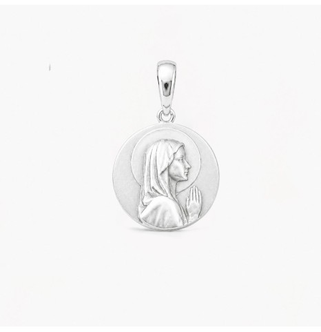 Dije Virgen Niña 2cms Plata...