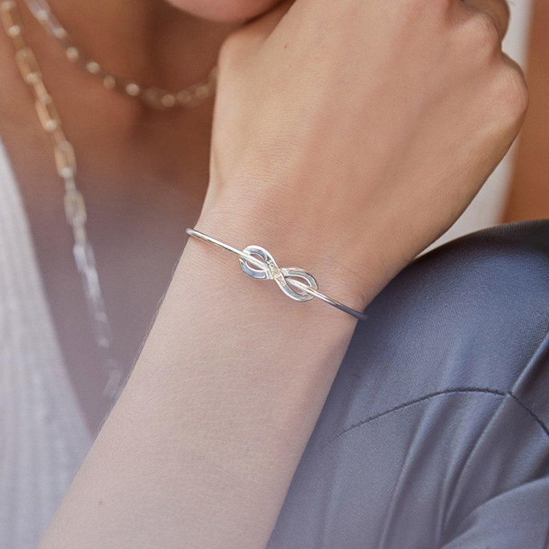 Pulsera Infinito Plata de ley